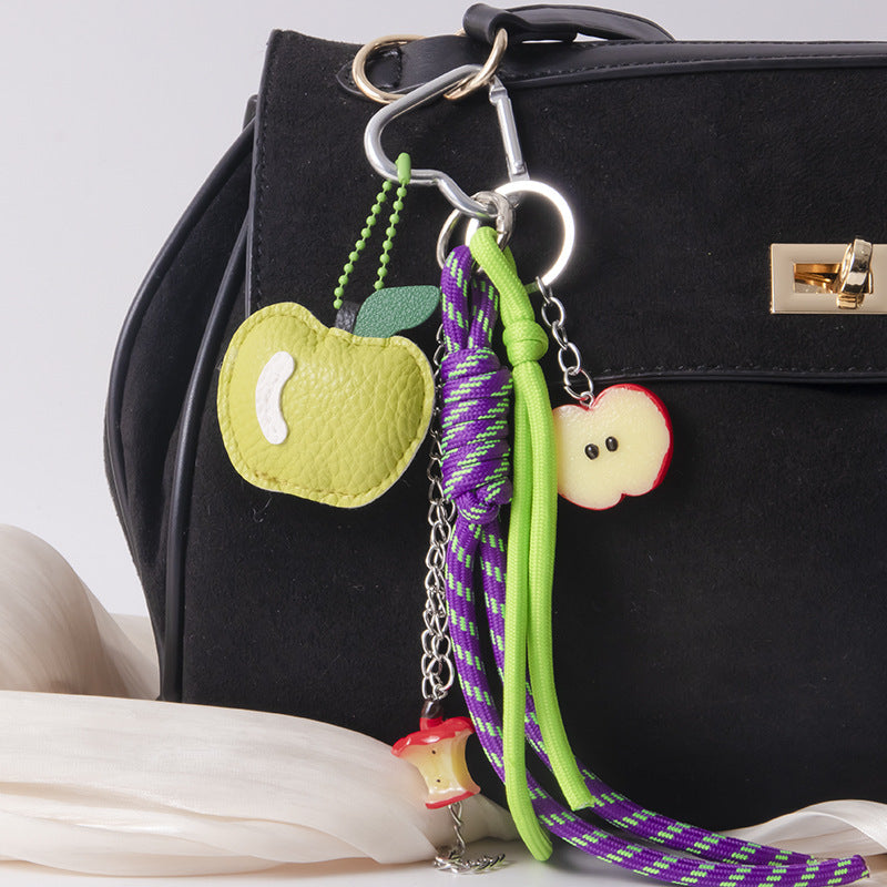 Wholesale Apple bag pendant keychain